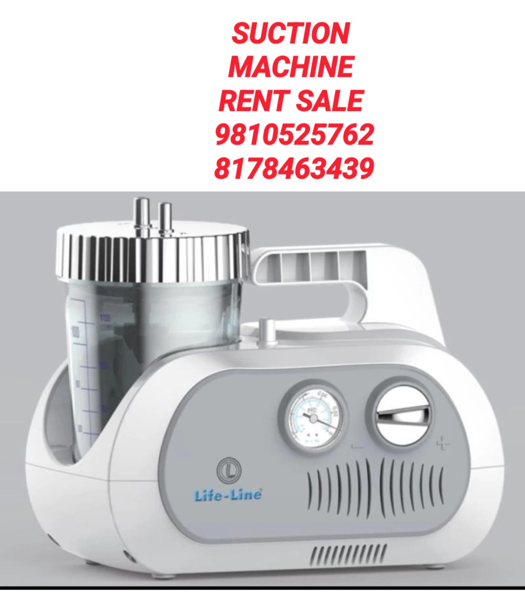 Suction Machine Hire Rs 2499 Call 8178463439