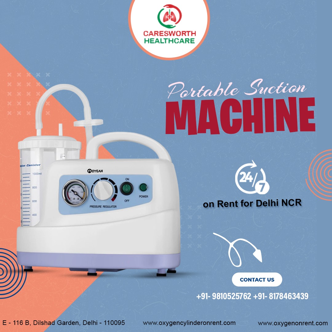 Rent Portable Suction Machine North Delhi 9810525762